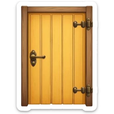 Winnie the Pooh locked wooden door sticker