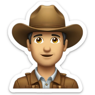 due cawboy che si abbracciano sticker