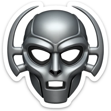 Mf doom mask sticker