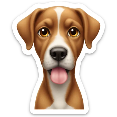 Cane con le orecchie enormi sticker