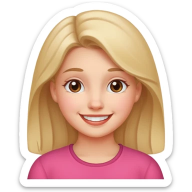 Girl farting sticker