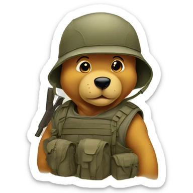 Tactical Winnie the Pooh sticker