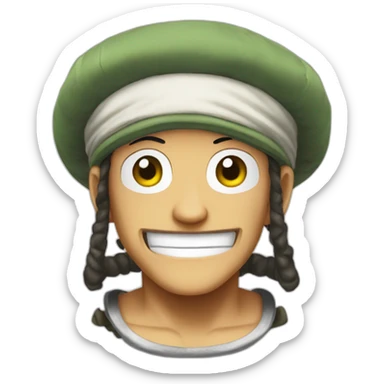 Usopp one piece sticker