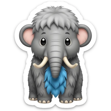 baby mammoth sticker