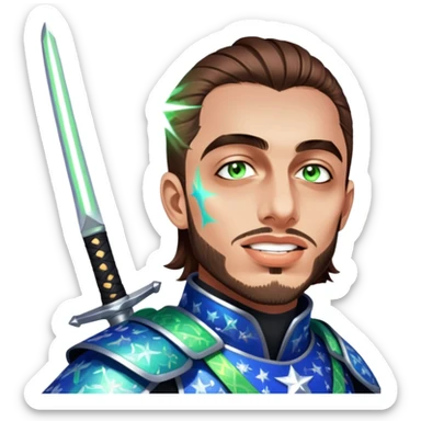 Celestial Samurai sticker