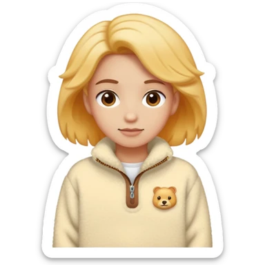 Meow meow lol cheesy fleece genser gender bender man eater booger band hey ah yah ah  sticker