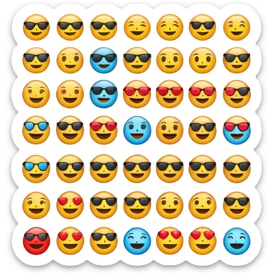 Emojis personalisados sticker
