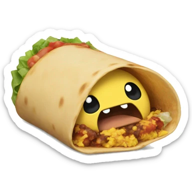 pokemon with a burrito sticker