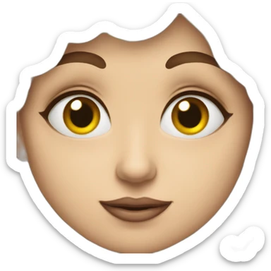 Un regard coquin sticker