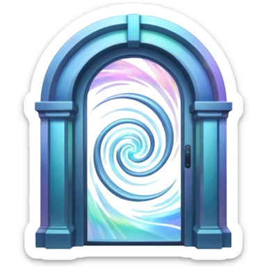 portal door sticker