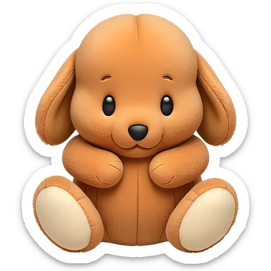 Jellycat peanut  sticker