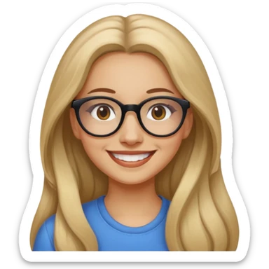 Painting women. smilling   Long hair,  lunette peinture sticker