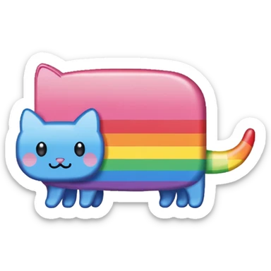 nyan cat sticker