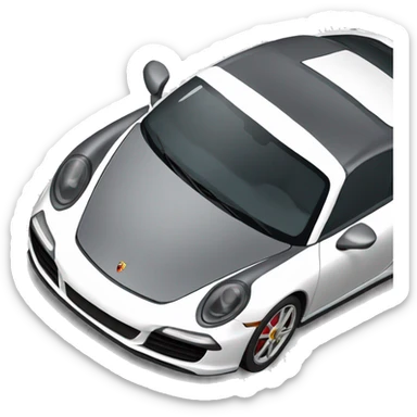 Create a porsche 911 sticker