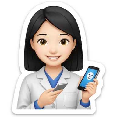 A Asin girl showing a test with 100% on it sticker