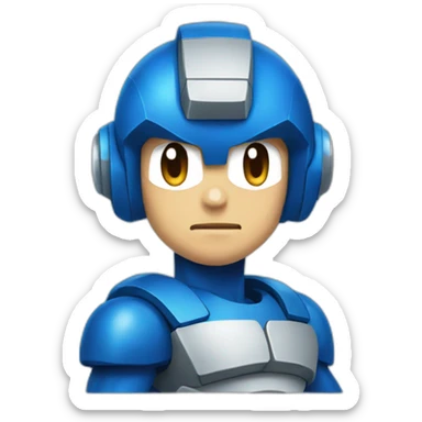 Mega man sticker