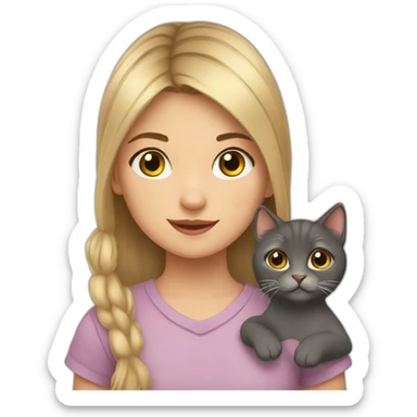Kid Anastasia cat lover sticker