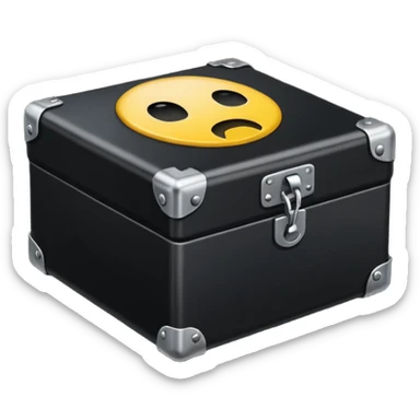 Can u make me an emoji of an box saying YAPPINGBOXRANTSS sticker