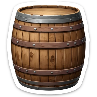 wine barrel sticker