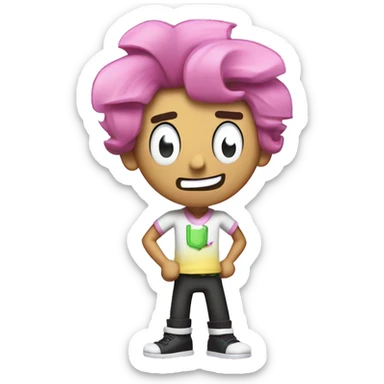 Cosmo from the fairly odd parents sticker