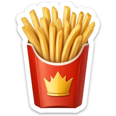 Porzione di patatine grande sticker