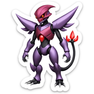 Duskull-Darkrai-Genesect-Fakémon-fusion (full body) sticker