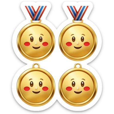 5.cilik madalyası sticker