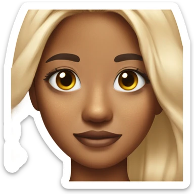 Hyperpigmentation girl from TikTok sticker