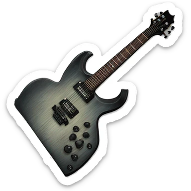 Guitar bc rich warlock sticker