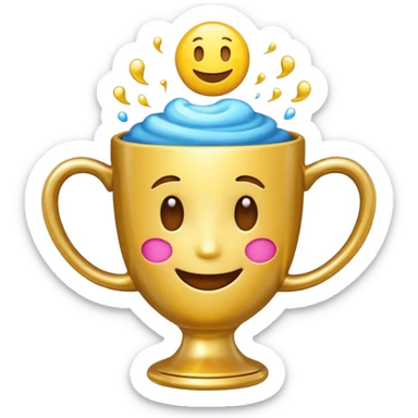 EMOJI AND WIN CUP sticker