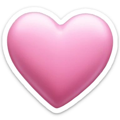 Pink heart eith snowflakes around sticker