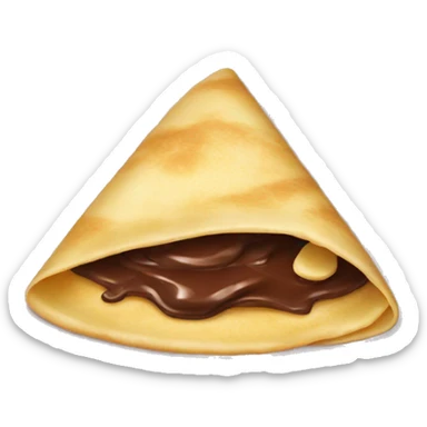 Crepe with chocolate  sticker