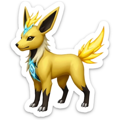Electrike-Houndoom-Jolteon-Manectric-fusion sticker