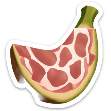 Loncha de Jamón serrano sticker