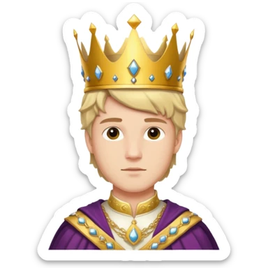 White Prince sticker