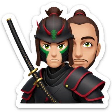 Shadow Samurai sticker