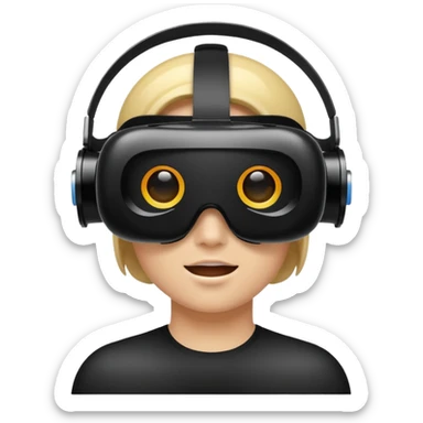 Lentes de realidad virtual sticker