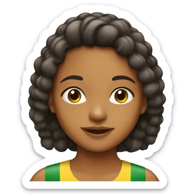 Brazilian girl sticker