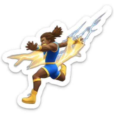 Lightning slam sticker