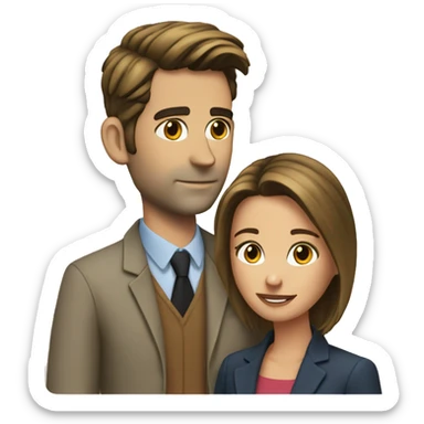 Rachel and Ross we were on a break  sticker