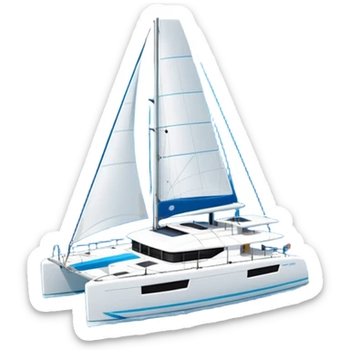 Make me a lagoon 43 catamaran. No wording  sticker