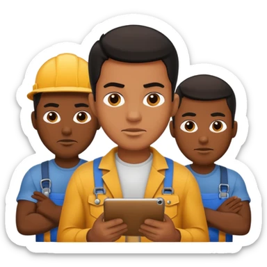 Niggas working sticker