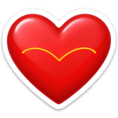 Cards that are neon red, valentines themed sticker