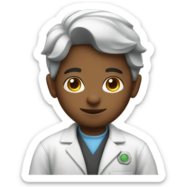 young car scientist sticker