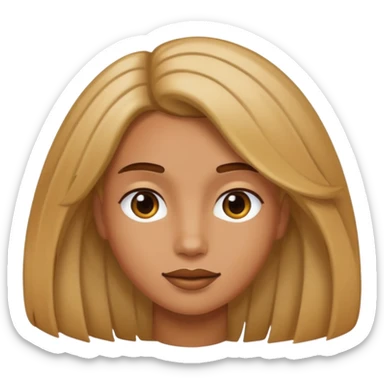 person living in desert just face, hair showing, different colors sticker