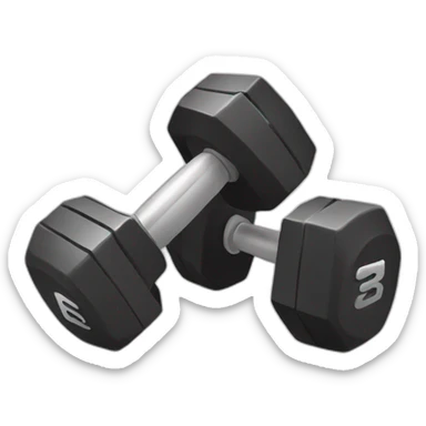 dumbell sticker