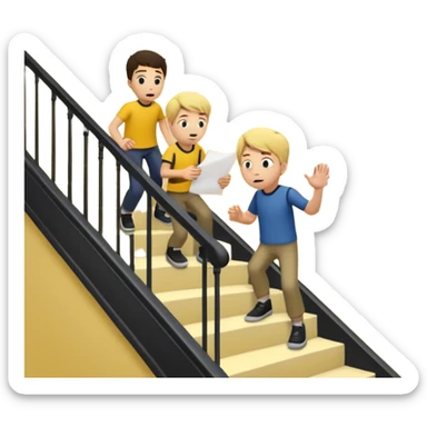 Eli figures out the clues to escape but rex rips the paper because he didn't want them to get out. And they figure out the code because they were being smart and using their brains. It takes place in the Yellow Room, the stairwell. Which gives a nerverackng scared vibe. sticker
