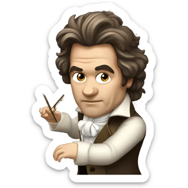 Beethoven furioso sticker