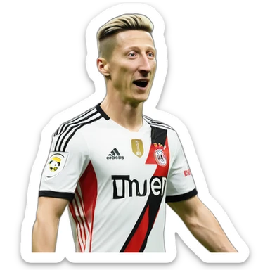 Lewandowski Zlatan and Reus fusionned sticker