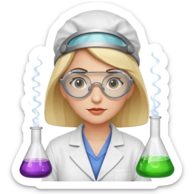 woman alchemist sticker